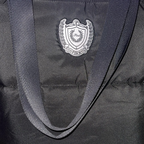 PINK Victoria’s Secret NEW nylon puffer quilted Tote Bag NWOT - Picture 10 of 10